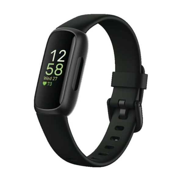 Fitbit Inspire 3 Health &-Fitness-Tracker with Stress Management, Workout Intensity, Sleep Tracking, 24/7 Heart Rate and more, Midnight Zen/Black One Size (S & L Bands Included)
